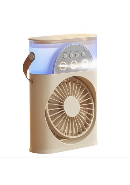Mini Hava Soğutucu USB Küçük Klima 3 Delikli Fan Çok Fonksiyonlu Su Soğutma Taşınabilir Ev Yurdu Eser B (Yurt Dışından)