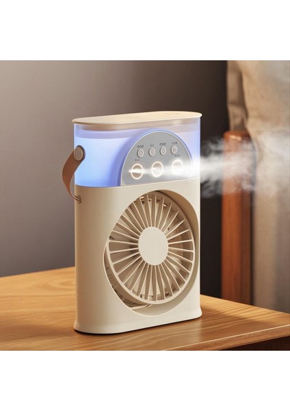 Mini Hava Soğutucu USB Küçük Klima 3 Delikli Fan Çok Fonksiyonlu Su Soğutma Taşınabilir Ev Yurdu Eser B (Yurt Dışından) fiyatları