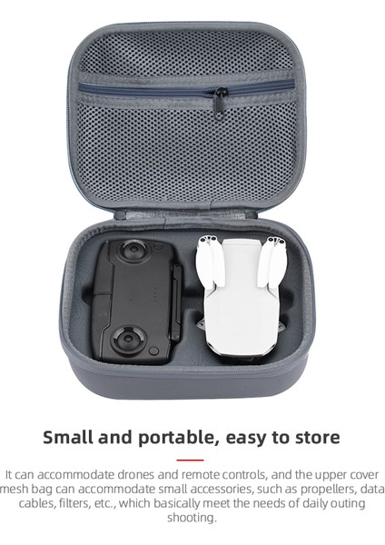 Djı Mavic Için HSP7296 2'si 1 Arada Taşınabilir Sert Kabuklu Taşıma Çantası Saklama Çantası (Yurt Dışından) fırsatları