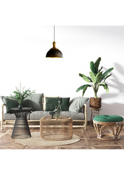 Yimpi Siyah Uzun Eskitme Knob Başlık Avize Sarkıt Lamba Salon Mutfak Avizeleri Pastane Cafe fırsatları