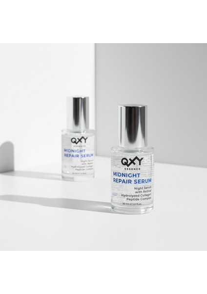 Midnight Repair Serum - Yaşlanma ve Ince Çizgiler Karşıtı Gece Serumu - Coenzim Q10 + Retinal + Hydrolyzed Collagen + Peptide Complex -30 ml modelleri