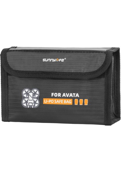 Sunnylıfe AT-DC479 Djı Avata 3 Güvenli Çanta Patlamaya Dalı Isıya Dalı Lityum Pil Saklama Çantası (Yurt Dışından)