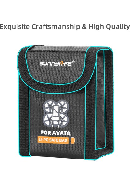 Sunnylıfe AT-DC479 Djı Avata 3 Güvenli Çanta Patlamaya Dalı Isıya Dalı Lityum Pil Saklama Çantası (Yurt Dışından) fiyatları