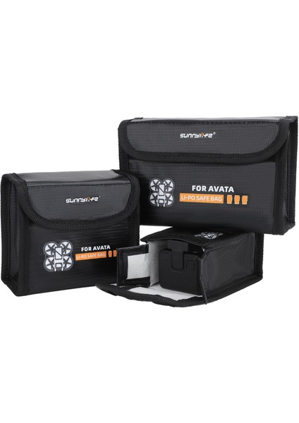 Sunnylıfe AT-DC479 Djı Avata 3 Güvenli Çanta Patlamaya Dalı Isıya Dalı Lityum Pil Saklama Çantası (Yurt Dışından) fırsatları