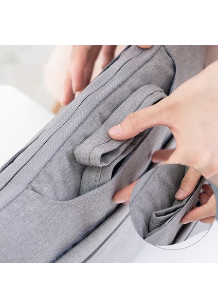 13 Inç Dizüstü Bilgisayar Koruyucu El Çantası Yumuşak Astarlı Çizilmeye Dalı Dizüstü Bilgisayar Taşıma Çantası - Gri (Yurt Dışından) indirimleri