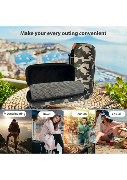 Flip 6 / 5 / 4 Saklama Çantası Kablosuz Bluetooth Uyumlu Hoparlör Koruyucu Kılıf Sert Kabuk Eva Taşıma Çantası Kayışlı (Yurt Dışından) modelleri