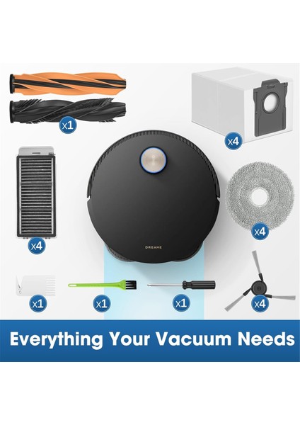 X50 Ultra Complete / L50 Pro Robot Süpürge Aksesuarları Için 21 Parçalı Yedek Parça Seti (Yurt Dışından) fırsatları