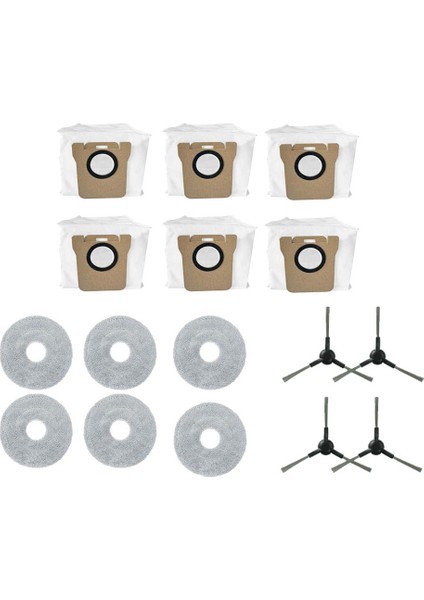 P20 Pro Süpürge Aksesuarları Için 16 Adet Ana Yan Fırça Filtre Bez Toz Torbası (Yurt Dışından) fiyatları