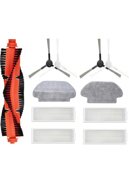 Mi Robot Vacuum-Mop Pro STYTJ02YM 3c Elektrikli Süpürge Ana Yan Fırça Paspas Bezi Için 11 Adet Yedek Aksesuar (Yurt Dışından)