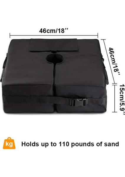 KG0045 900D Oxford Kumaş Kare Çıkarılabilir Veranda Şemsiyesi Taban Ağırlık Çantası (Yurt Dışından) fırsatları