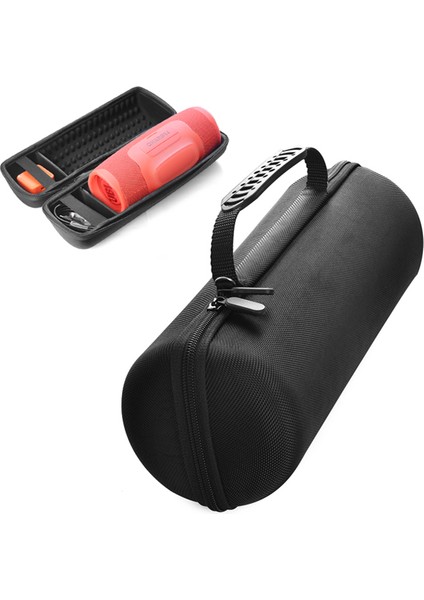 Charge 4 Için Taşınabilir Naylon Çanta Darbeye Dalı Bluetooth Uyumlu Hoparlör Koruma Çantası - Siyah (Yurt Dışından)