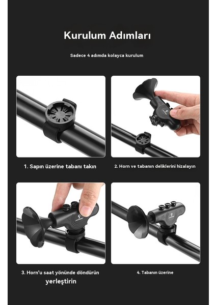 Bisiklet Ayarlanabilir Elektrikli Korna Süper (Yurt Dışından) modelleri