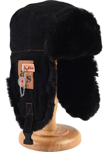 Kışlık Kalınlaştırılmış Erkek Kadın Rüzgar Geçirmez Isıtmalı Kulak Koruyan Bisiklet Şapkası (Yurt Dışından)