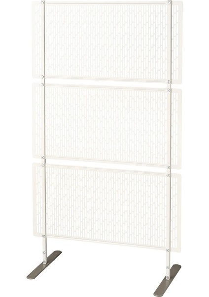 Lungön Paravan Kırık Beyaz 140 x 80 x 40 cm