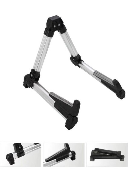 Profesyonel Katlanabilir Gitar Standı - Zemin Tipi Kaliteli Gitar Sehpası