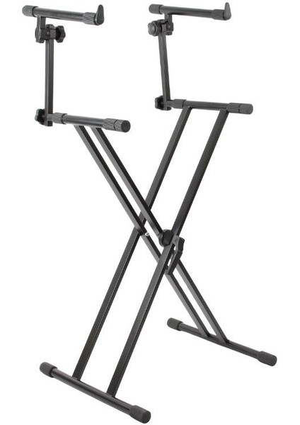 Profesyonel Çift Katlı Org Klavye Standı - Org Sehpası 2 Katlı