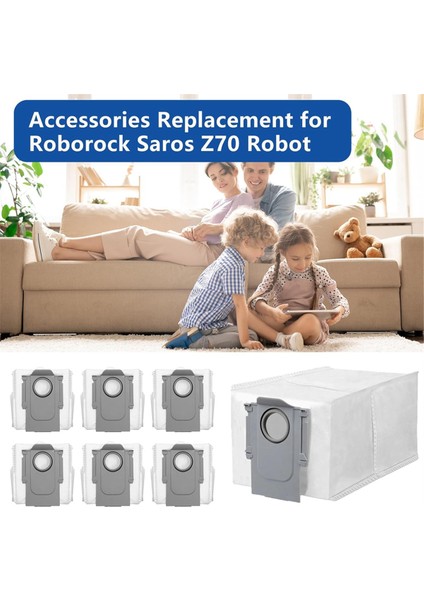 Saros Z70 Robot Parçaları Için Yedek Elektrikli Süpürge Torbaları (Yurt Dışından) fırsatları