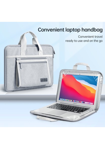 13-14 Inç Dizüstü Bilgisayar Çantası Su Geçirmez Oxford Kumaş Dizüstü Bilgisayar Koruyucu Kılıf ve Küçük Çıkarılabilir Çanta - Mavi (Yurt Dışından) fiyatları