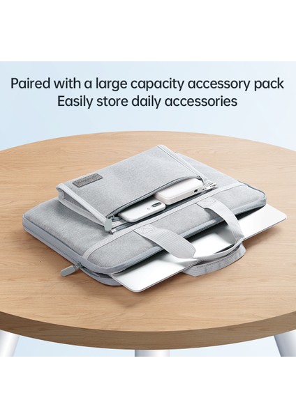 13-14 Inç Dizüstü Bilgisayar Çantası Su Geçirmez Oxford Kumaş Dizüstü Bilgisayar Koruyucu Kılıf ve Küçük Çıkarılabilir Çanta - Mavi (Yurt Dışından) fırsatları