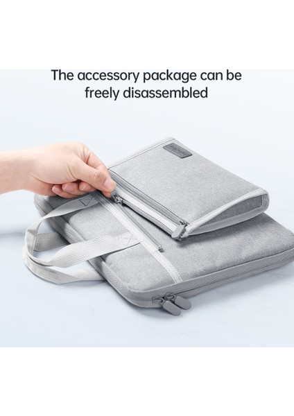 13-14 Inç Dizüstü Bilgisayar Çantası Su Geçirmez Oxford Kumaş Dizüstü Bilgisayar Koruyucu Kılıf ve Küçük Çıkarılabilir Çanta - Mavi (Yurt Dışından) indirimleri