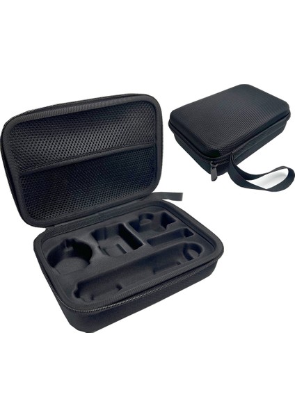 INSTA360 Go 3 Aksiyon Kamerası Koruyucu Kutu Dış Mekan Seyahat Sert Eva + Naylon Kanvas Saklama Çantası (Yurt Dışından)