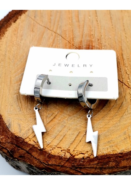 Zirkon Taşlı Lüks Çelik Küpe modelleri