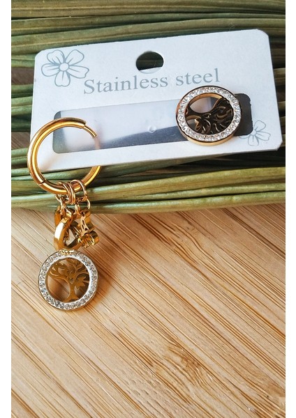 Lüks Figürlü Gösterişli Yuvarlak Küpe fırsatları