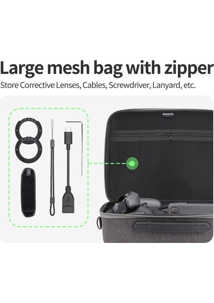 Sunnylıfe AT2-B778 Djı Avata 2 Standart Saklama Çantası Iha Aksesuarları Taşıma Çantası (Yurt Dışından) indirimleri