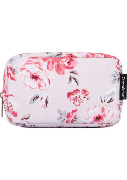 Canvasartısan H10-S11 Güzel Çiçek Desenli Seyahat Kablo Düzenleyici Aksesuarlar Kılıflar Saklama Çantası (Yurt Dışından)