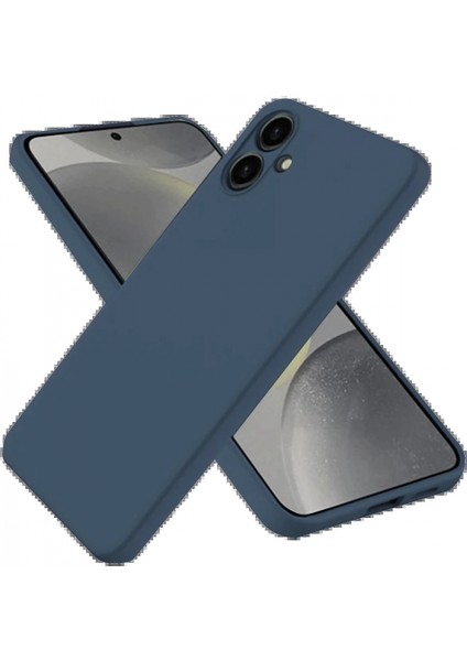 Samsung Galaxy A06 Kılıf First Silikon - Lacivert