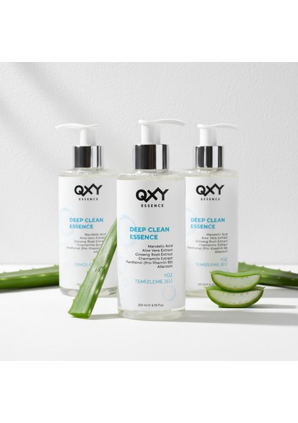 Deep Cleanse - Yüz Temizleme Jeli - Mandelic Acid + Aloe Vera + Provitamin B5 + Allantoin + Papatya ve Ginseng Özü - 200 ml fiyatları