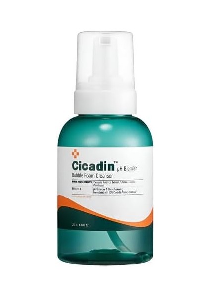 Mıssha Hassas Ciltler Için Yağlanma Karşıtı Yüz Yıkama Köpüğü 250ML Cicadin Ph Blemish Bubble Foam