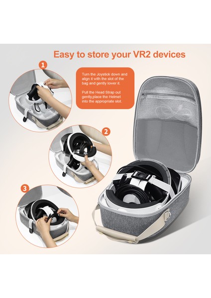 Jys JYS-P5168 Ps Vr2 Taşıma Çantası Omuz Askılı Taşınabilir Elde Taşınabilir Fermuarlı Saklama Çantası (Yurt Dışından) fiyatları