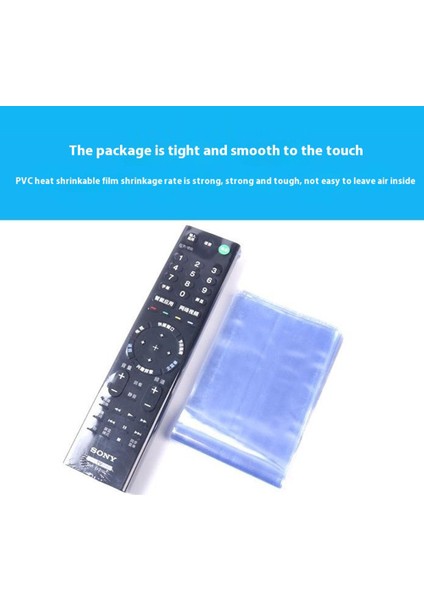 100 Adet Uzaktan Kumandalı Isı Büzüşmeli Sarma Filmi Pvc Şeffaf Koruyucu Kılıf Toz Önleyici Yağa Dalı Büzüşmeli Çanta (Yurt Dışından) indirimleri