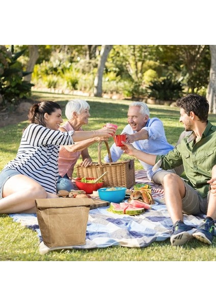 Su Geçirmez Mumlu Kanvas Yalıtımlı Çanta Alüminyum Folyo Yeniden Kullanılabilir Öğle Yemeği Termal Çantası (Yurt Dışından) fiyatları