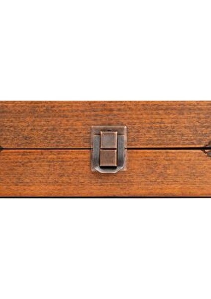 Osmanlı Motifli Ahşap Tavla 30 Parça El İşçiliği Gürgen ve Ceviz Ağaçlarıyla