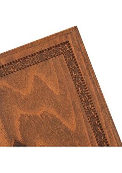 Osmanlı Motifli Ahşap Tavla 30 Parça El İşçiliği Gürgen ve Ceviz Ağaçlarıyla