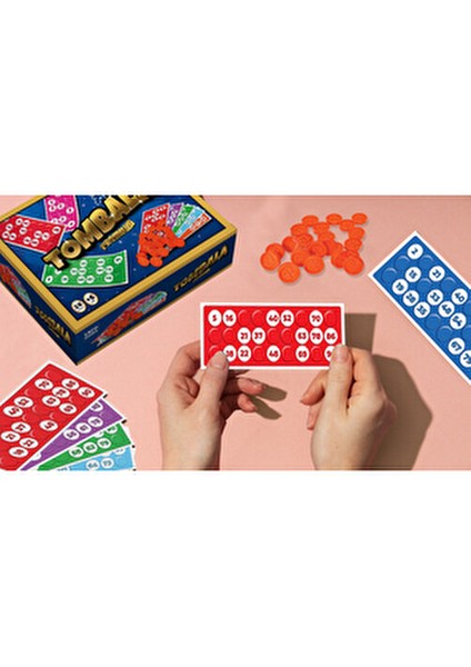 Tombala Premium Eğlenceli Oyun 2-6 Oyuncu İçin Renkli Parçalarla modelleri