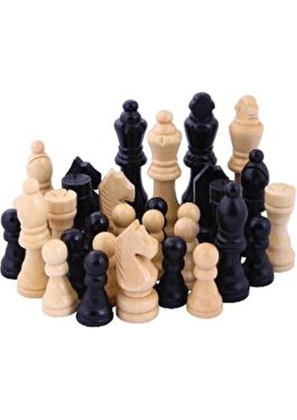 Ahşap Satranç Piyonu NO:4 21 mm Taban Çapı 40 mm Yükseklik 1 Parça modelleri