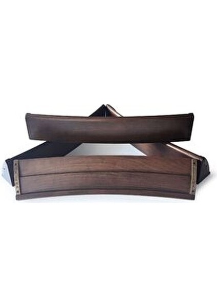 Oval Ahşap Okey Takımı 106 Parça Doğal Ahşap Kılıflı Taşlarla