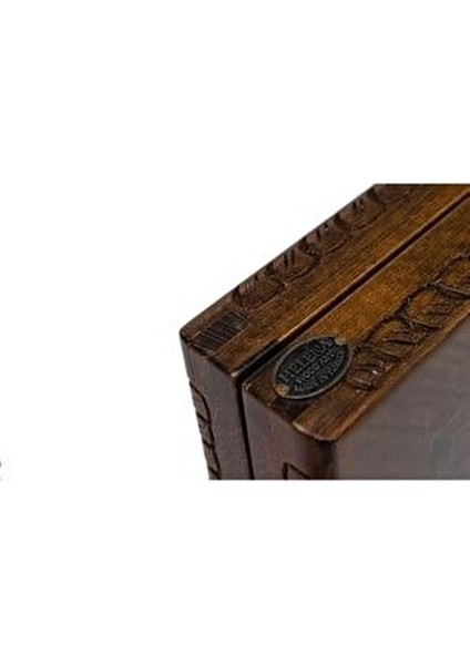 Oyun Takımı Ahşap Mozaik Desenli 52 x 30 x 7 cm 15 Açık 15 Koyu Pul