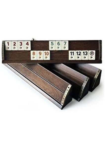 Ahşap Okey Takımı 106 Parça Doğal Ahşap Renkler ile Eğlenceli Oyun