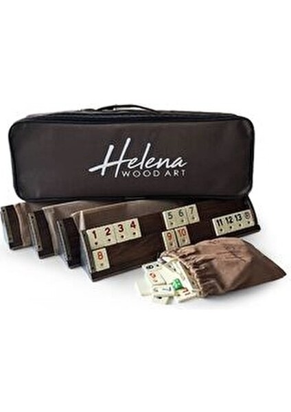 Ahşap Okey Takımı 106 Parça Doğal Ahşap Renkler ile Eğlenceli Oyun