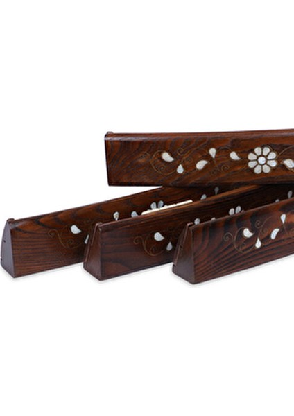 Pusula Doğal Ahşap Sedefli Oval Okey Takımı 101 Parça El İşçiliği ile Üretilmiştir