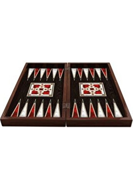 Star Polyester Antik Tavla Sedefli Oyun Takımı Yerli Üretim 48,5 cm x 26,5 cm fırsatları