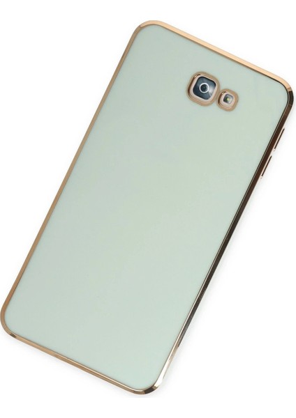 Samsung Galaxy J7 Prime Kılıf Volet Silikon - Açık YEŞIL-(5796) - N882J962-M62882 modelleri