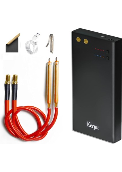 Kerpu Güç Ayarlı Şarjlı Pil Punta Kaynak Makinesi 7500MAH