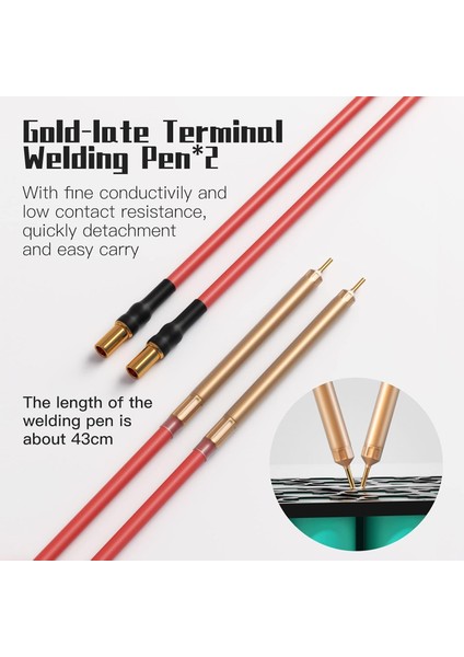 Kerpu Güç Ayarlı Şarjlı Pil Punta Kaynak Makinesi 7500MAH fırsatları