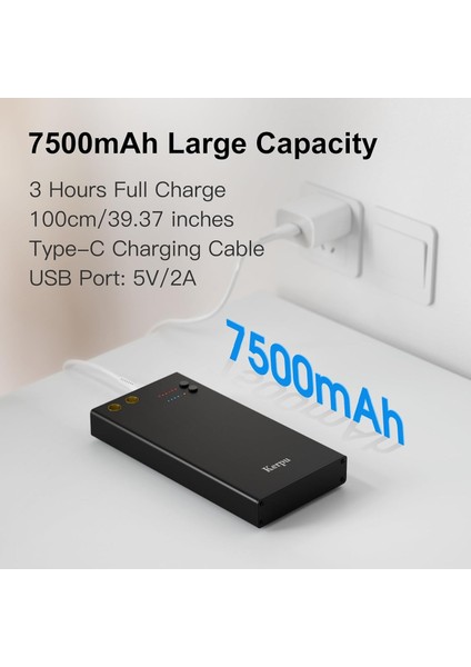 Kerpu Güç Ayarlı Şarjlı Pil Punta Kaynak Makinesi 7500MAH indirimleri