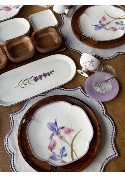 Kahvaltı Takımı Iris Akasya 62 Parça 6 Kişilik modelleri